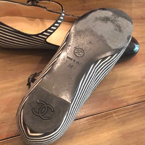 🔖SOLD🔖 EUC! Chanel Mary Jane Flats 39 - Picture 13 of 15
